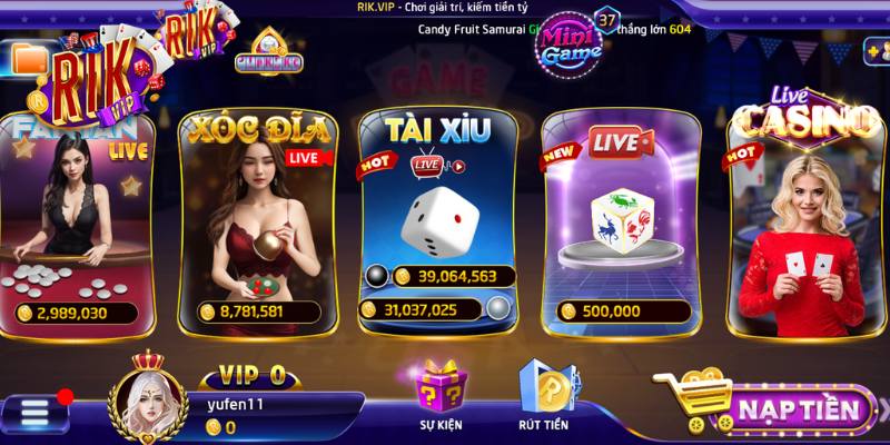 Giới thiệu sảnh casino Rikvip