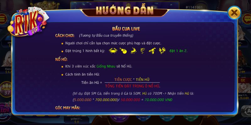 Hướng dẫn cách chơi bầu cua online chi tiết nhất