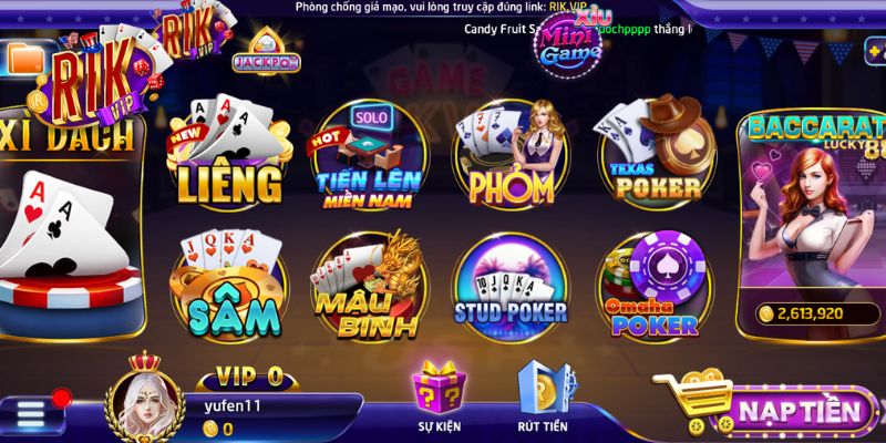 Tìm hiểu về game bài Zingplay tại Rikvip